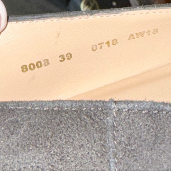 L.K. Bennett Vienetta Suede Leather Pointed Toe Flat Loafers 39 Ribbon Detail - Picture 8 of 12